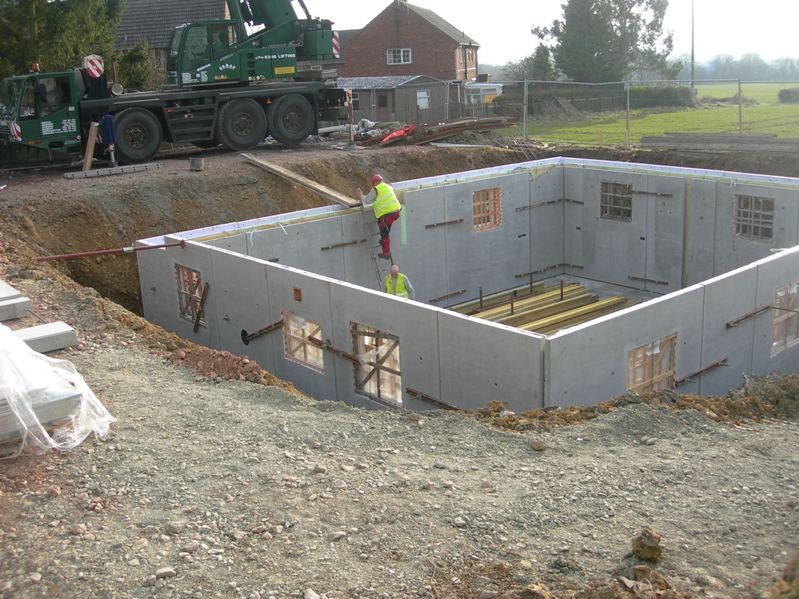 Basement Day 24 Outside Walls